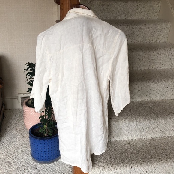 Lands Downunder Coastal Beach Linen Cardigan - Picture 4 of 13